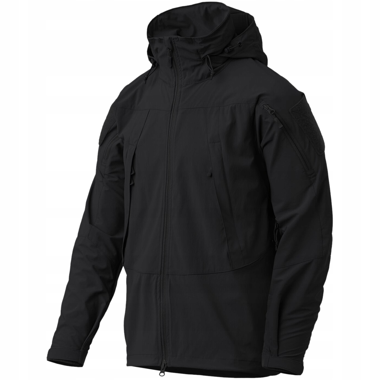Pánská bunda s kapucí Helikon Trooper MK2 Storm Softshell Černá S