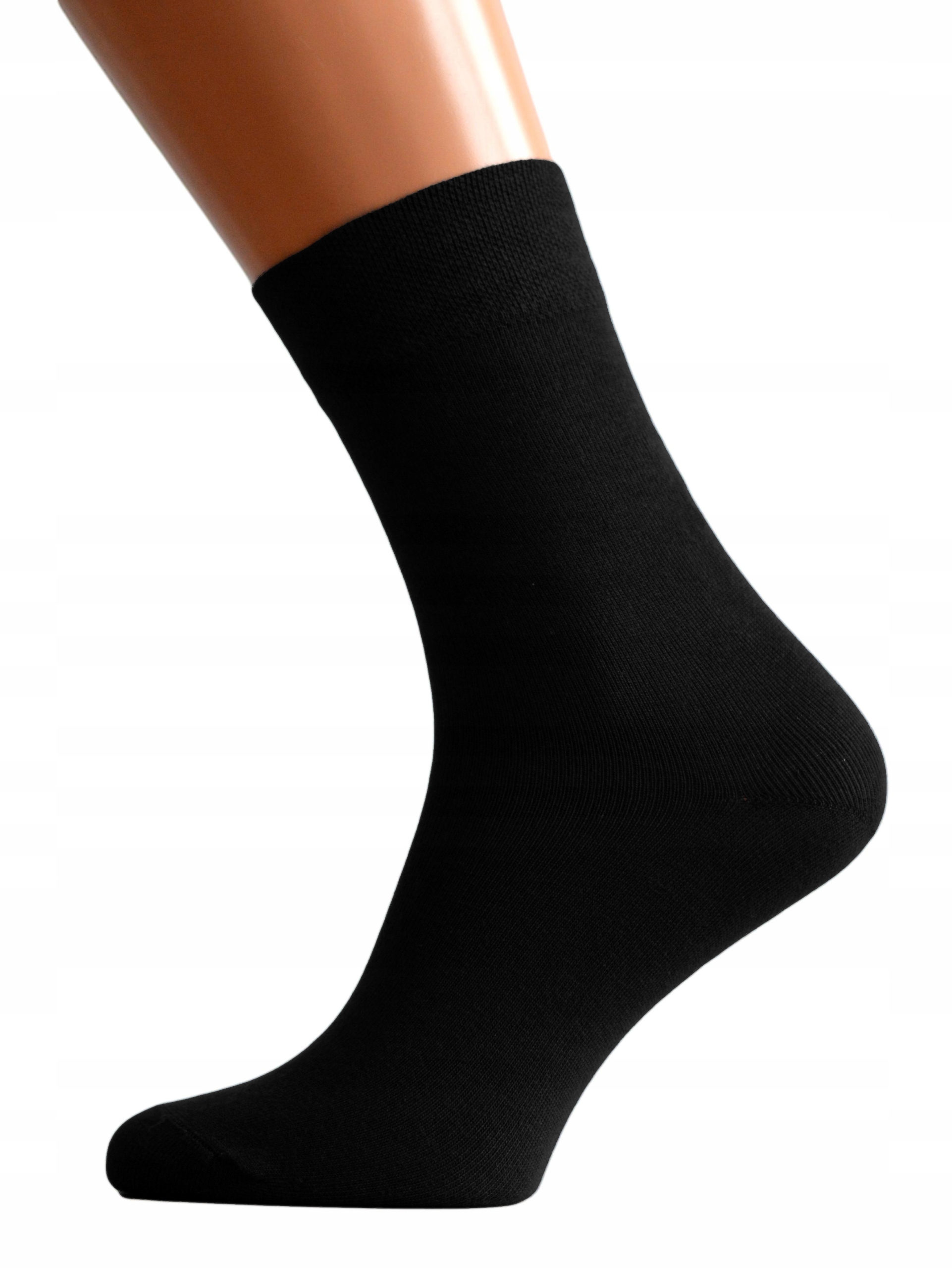 

Skarpety Garniturowe Męskie Gładkie Czarne 40-41