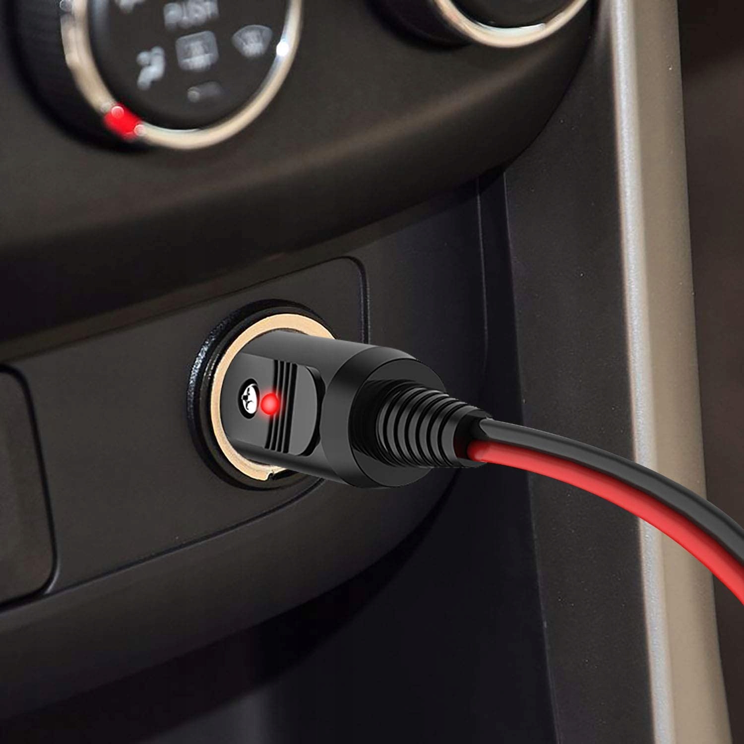 PRZEDŁUŻACZ GNIAZDO ZAPALNICZKI WTYCZKA KABEL 4m Producent części Inny