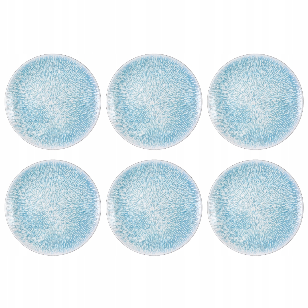 Porcelánový tanier bielo-modrý, okrúhly Wilmax 27 cm