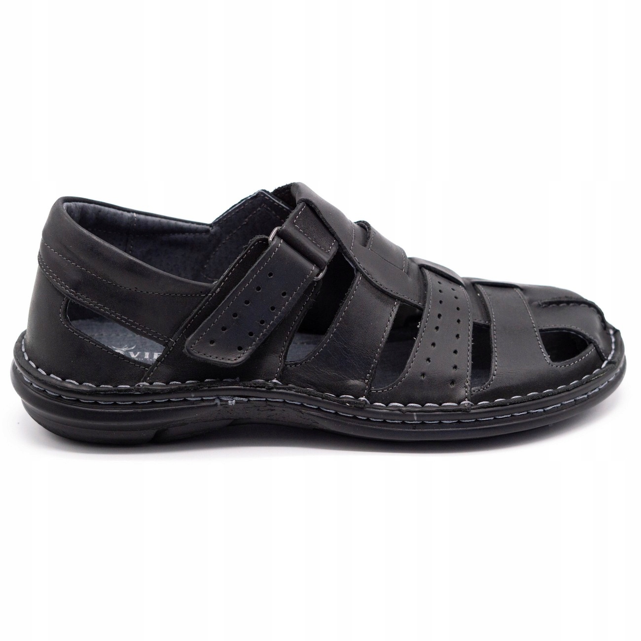 

Sandały Buty Męskie Polskie Skóra 467 Czarny 40