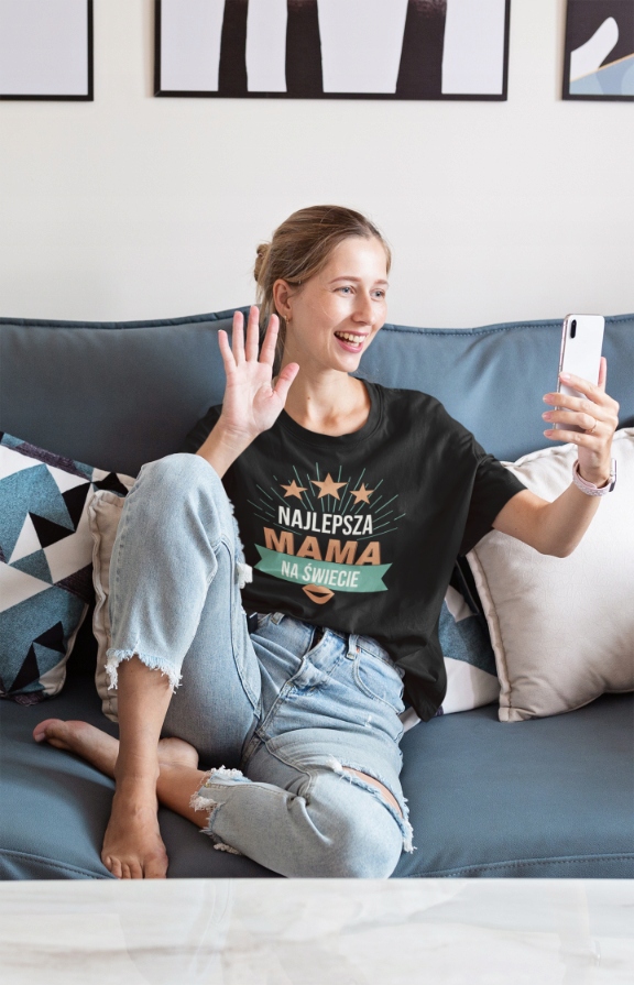 TRIČKO DEŇ MAMY Vtipný Darček pre matku Najlepšia mama LÚČE KO Počet kusov v ponuke 1 szt.