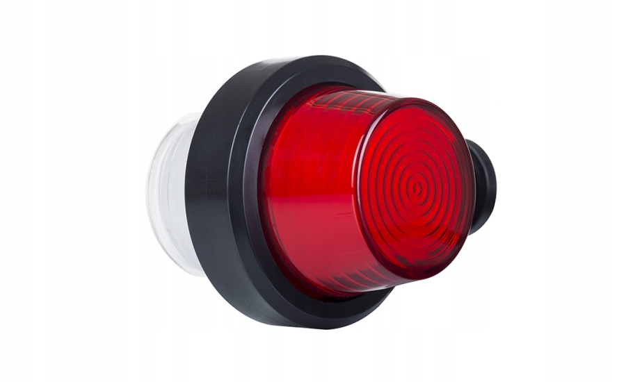 Lampa obrysowa biało-czerwona krótka HORPOL