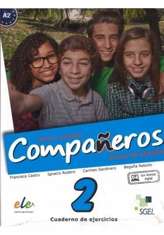 COMPANEROS 2 ĆWICZENIA + LICENCIA DIGITAL PRACA ZBIOROWA