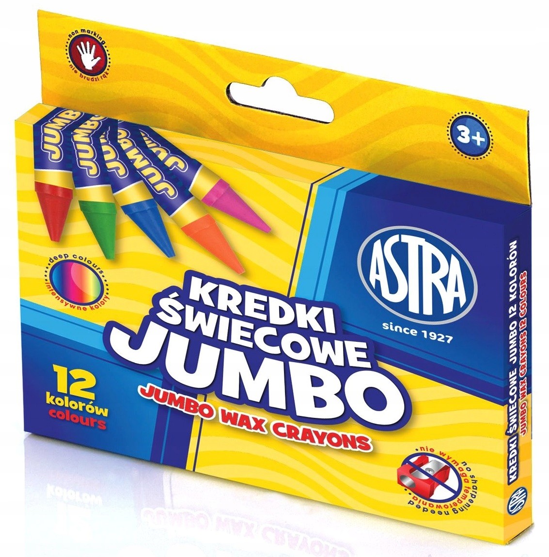 

Astra Kredki Świecowe Szkolne Jumbo