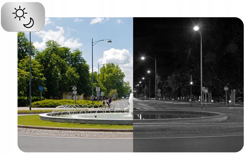 MONITORING DOMU 4 KAMERY FULL HD REJESTRATOR H.265 Zasięg podczerwieni 20 m