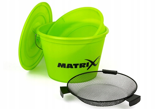 Wiadro Z Miską I Sitem Bucket Set Lime Fox Matrix