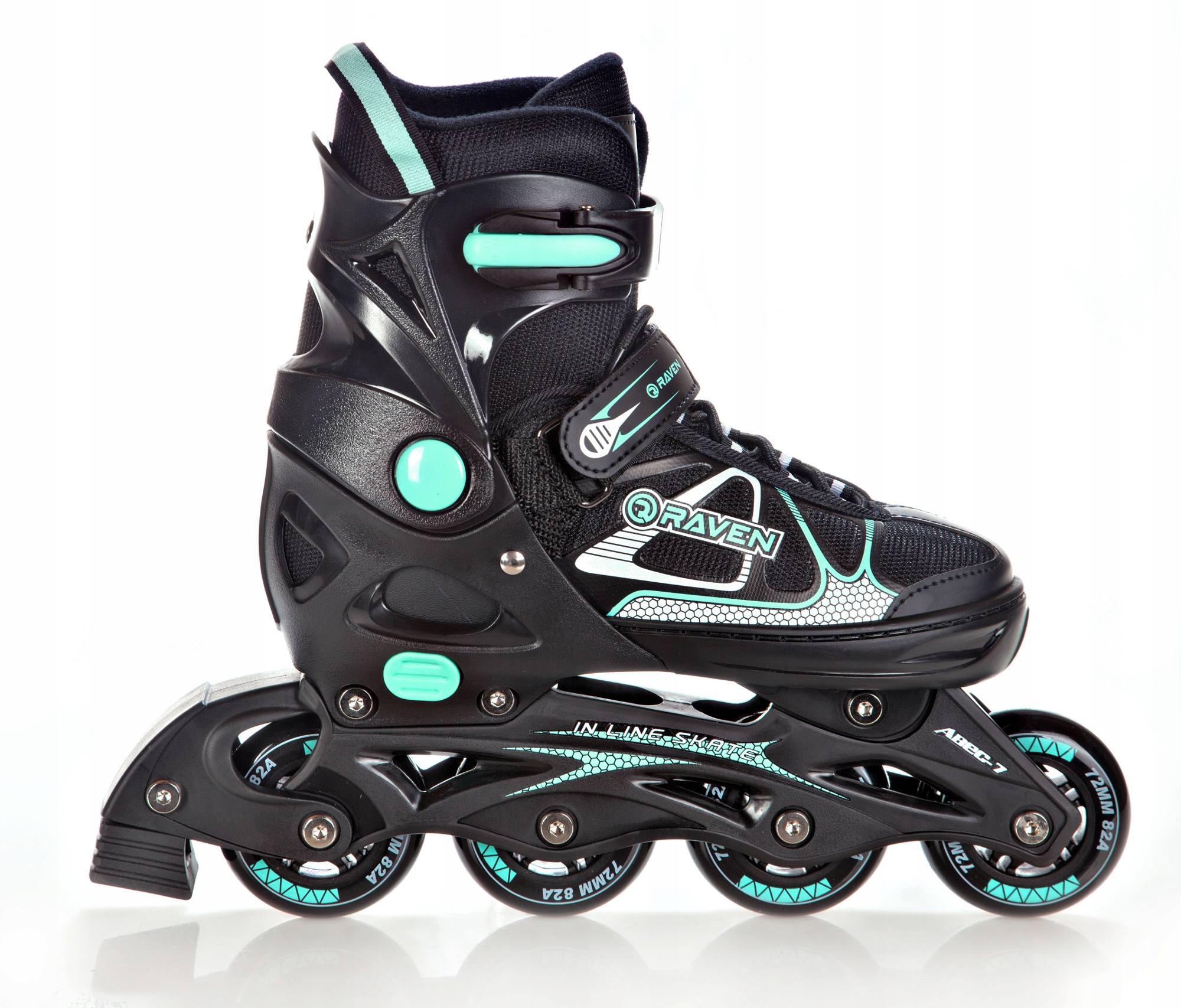 Rolki Regulowane RAVEN Spirit Black/Mint 37-40 Marka Raven