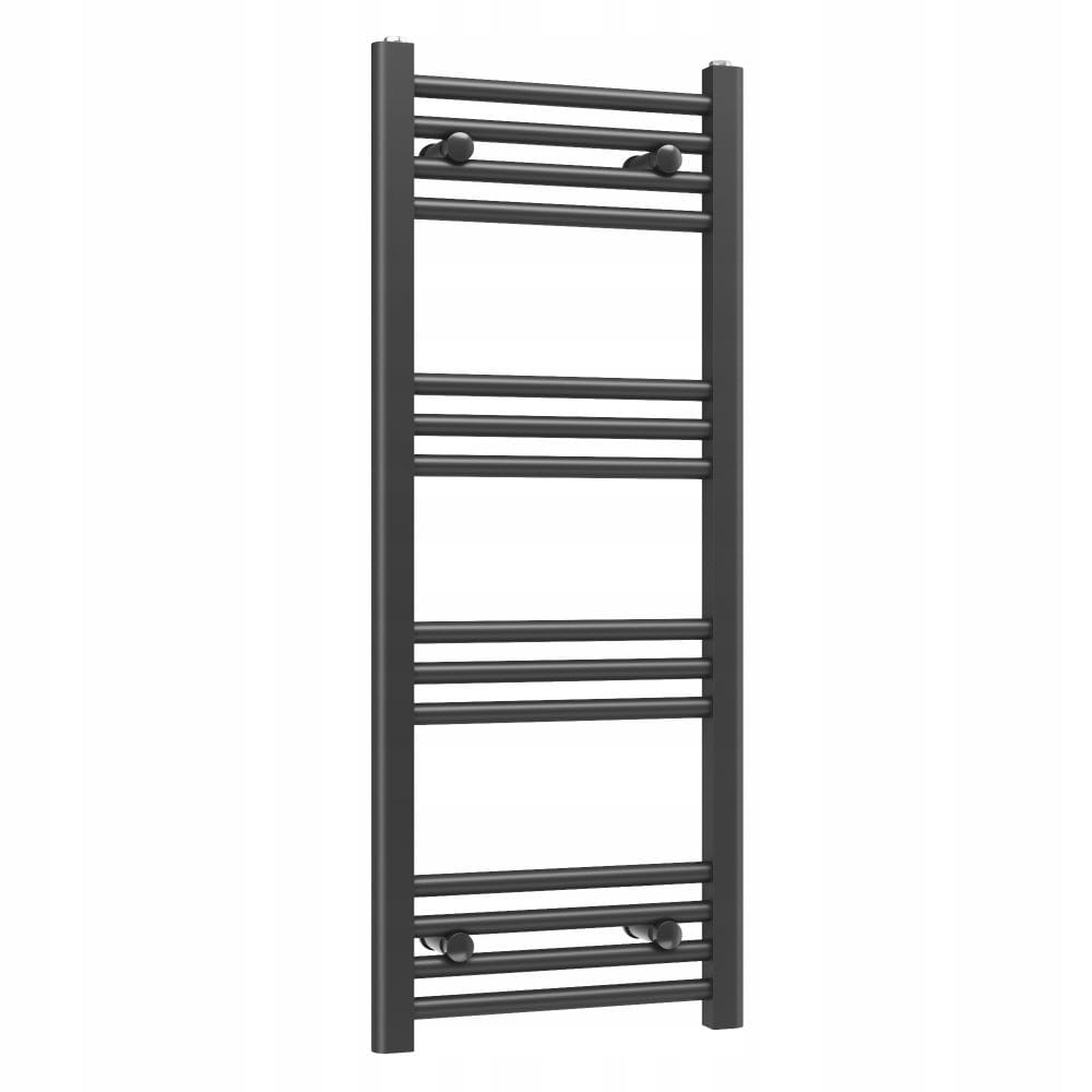 Ohřívač Basic 40x100 cm černý koupelnový žebříkový radiátor Gamma