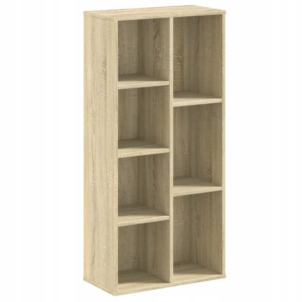 Knihovna dub sonoma 50x25x105 cm se 7 policemi