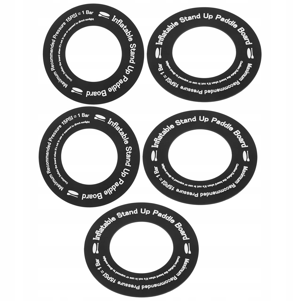 FASHION NADMUCHIWANA USZCZELKA PODKŁADKI ZAWORÓW OKRĄGŁA PŁYTA ŁOPATKOWA 5 SZT. Marka bez marki