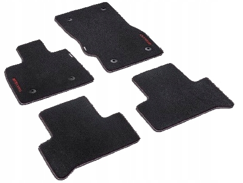 Велюровые коврики ALFA STELVIO 16-50903645 RED