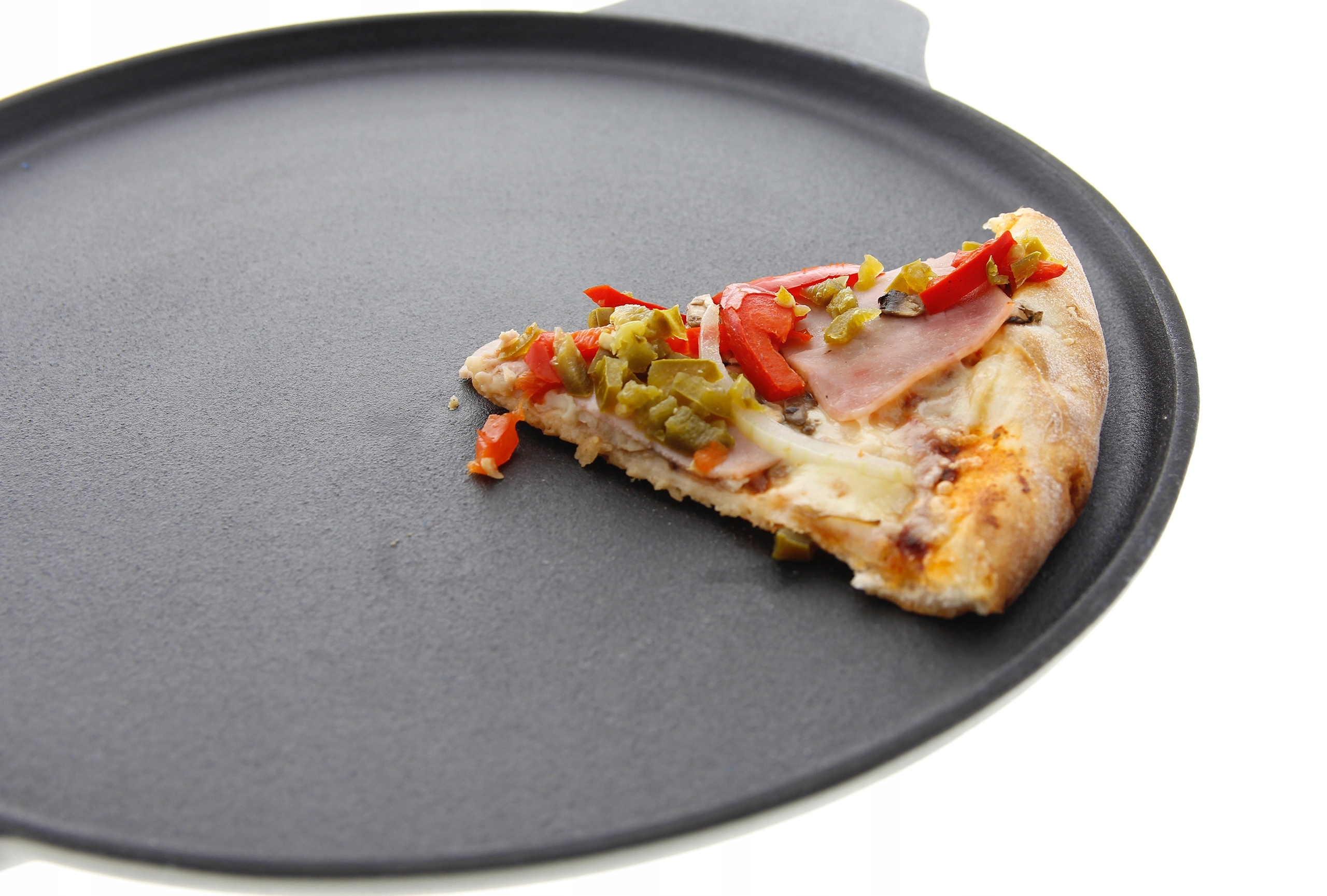 PATELNIA ŻELIWNA CIĘŻKA do NALEŚNIKÓW PIZZY jajek duża Waga produktu z opakowaniem jednostkowym 3.8 kg