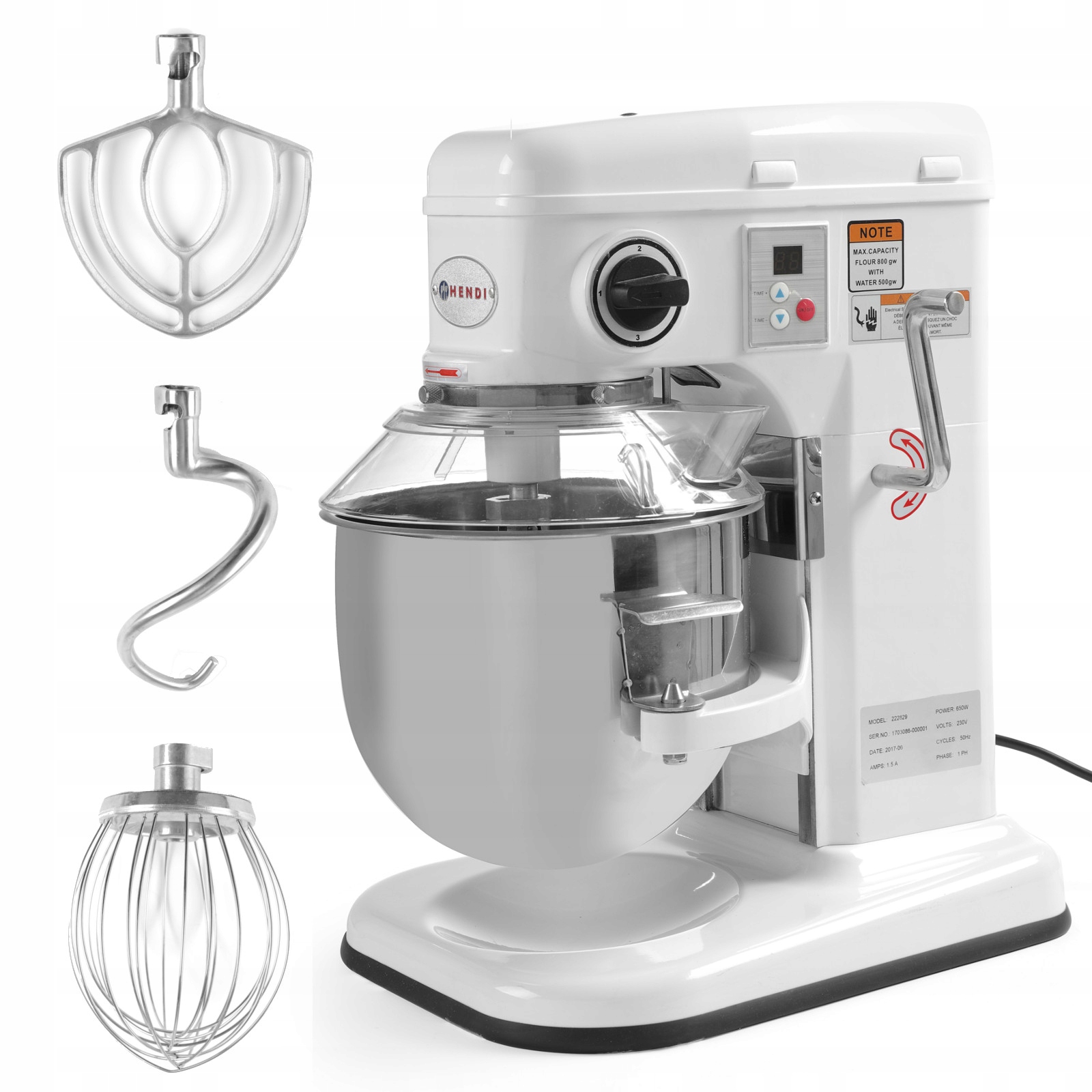 Cukrářský planetární mixér Kitchen Line 7 l Hendi 222829
