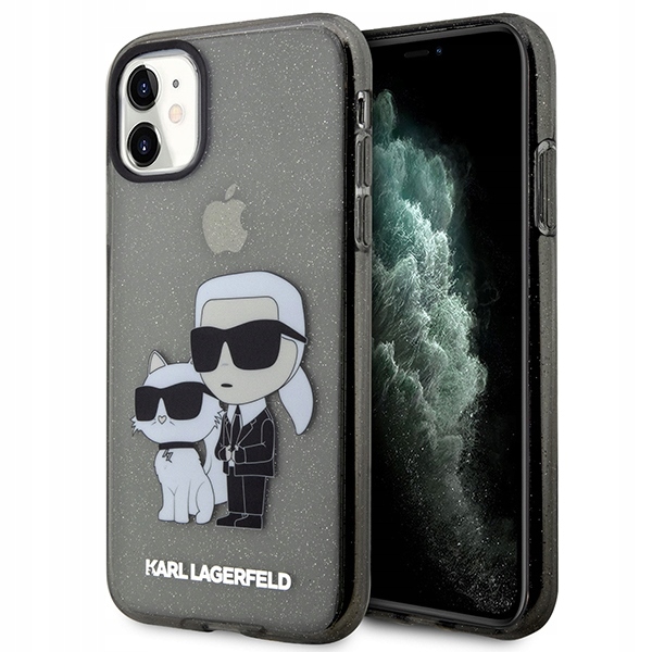 Pouzdro Karl Lagerfeld KLHCN61HNKCTGK pro iPhone 11 Xr 6,1" černé/black hardcas