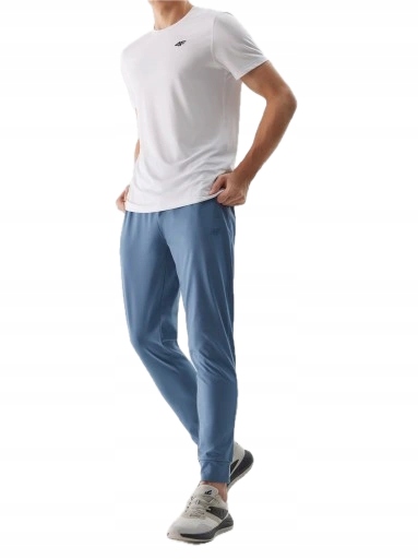 4F Spodnie dresowe męskie niebieskie XL