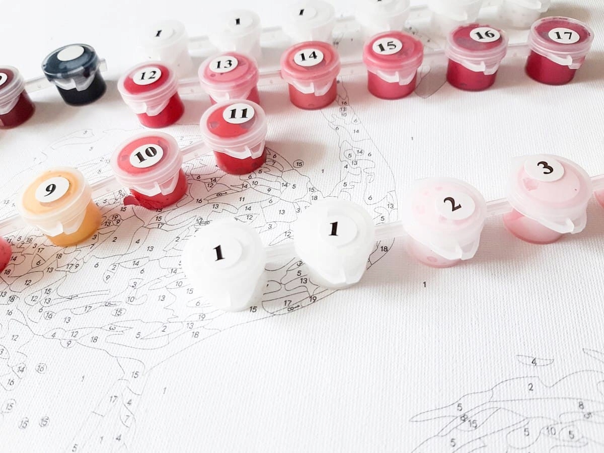 Malowanie po numerach Paint it! mops 40x50 cm Bohater brak