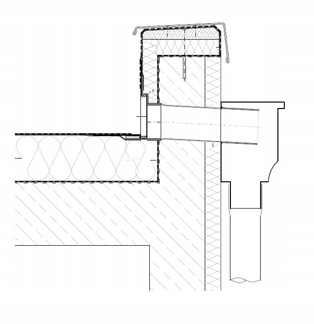 Rzygacz rura spustowa TOPWWET TWC 100x150 PVC Producent Topwet