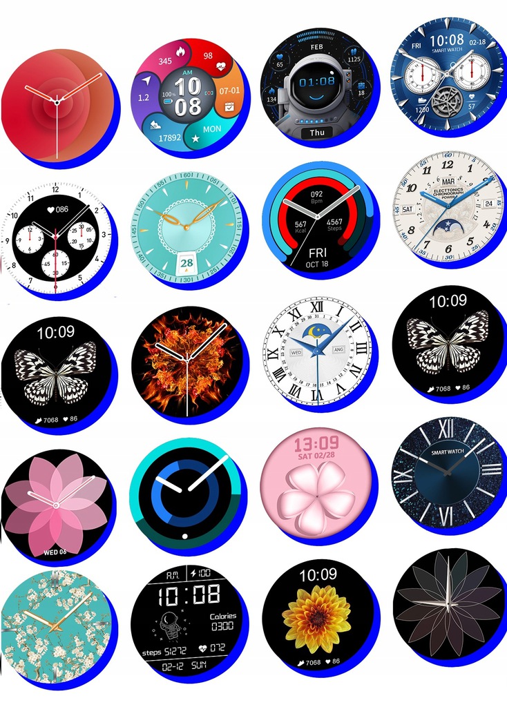 ZEGAREK DAMSKI MĘSKI SMARTWATCH DT2 POLSKIE MENU Model DT2