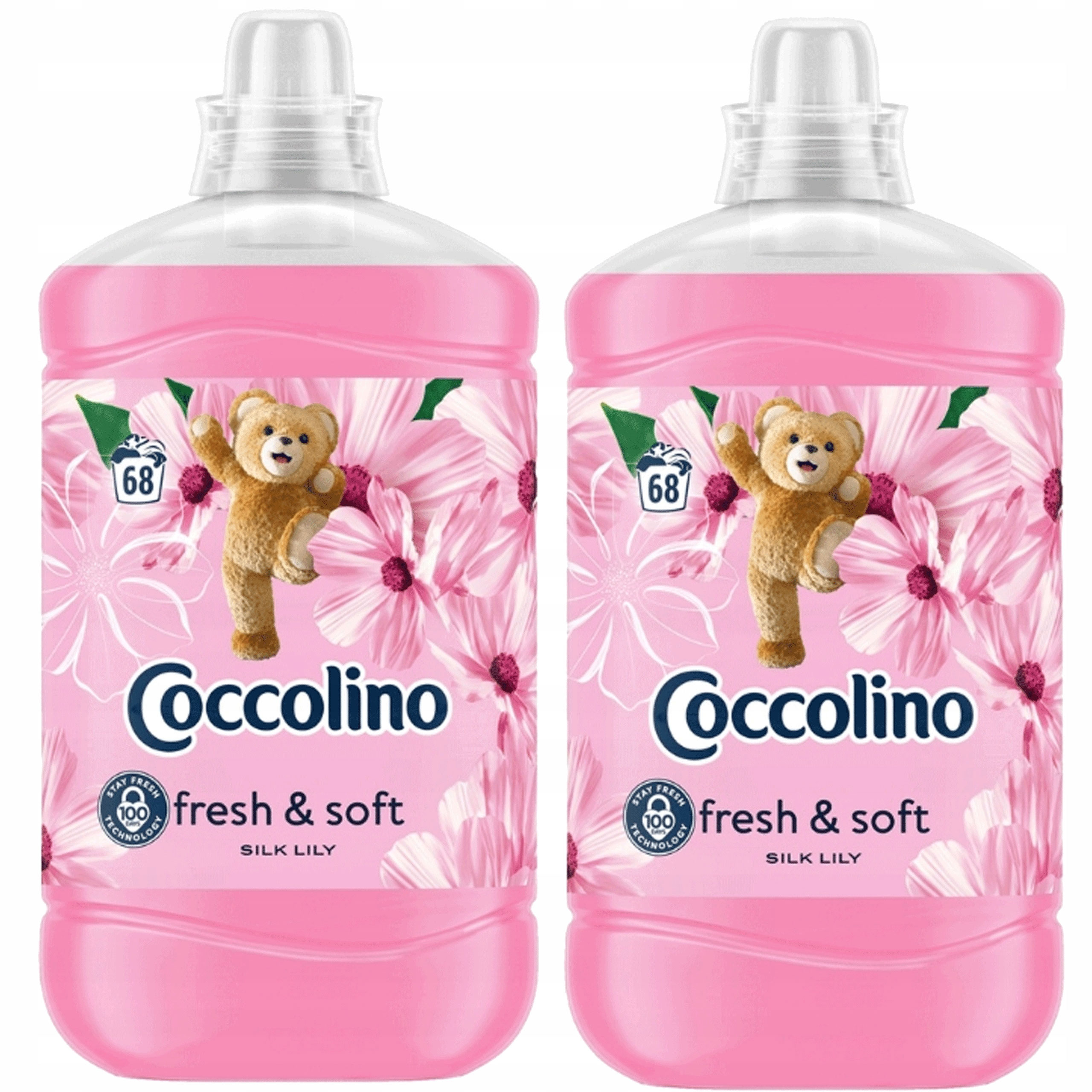 Levně Coccolino Creations Silk Lily tekutá aviváž 1,7L 68 praní x2