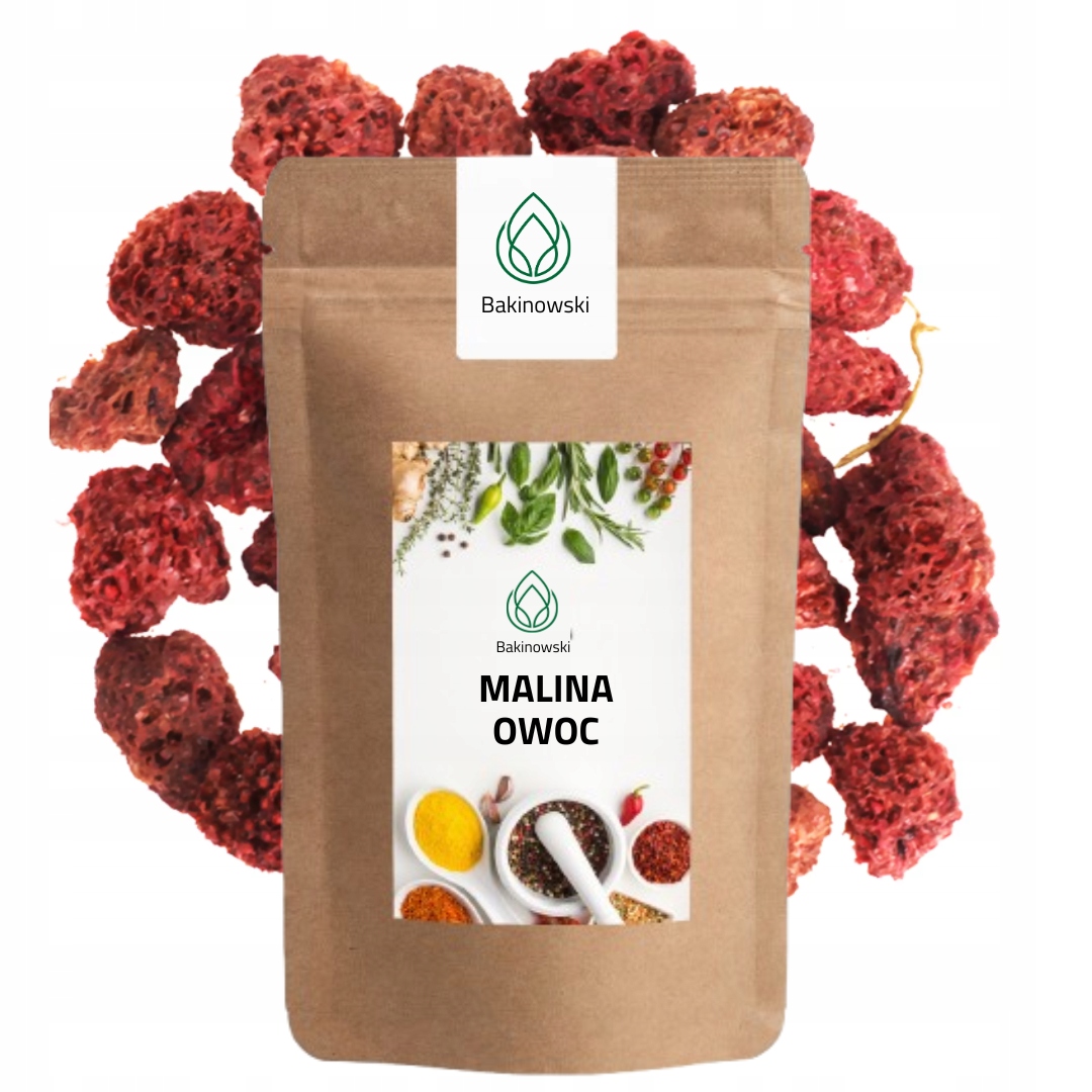 Levně Malina ovoce Sušené ovoce sušené Svačinka Přísada Do kaší 500 g