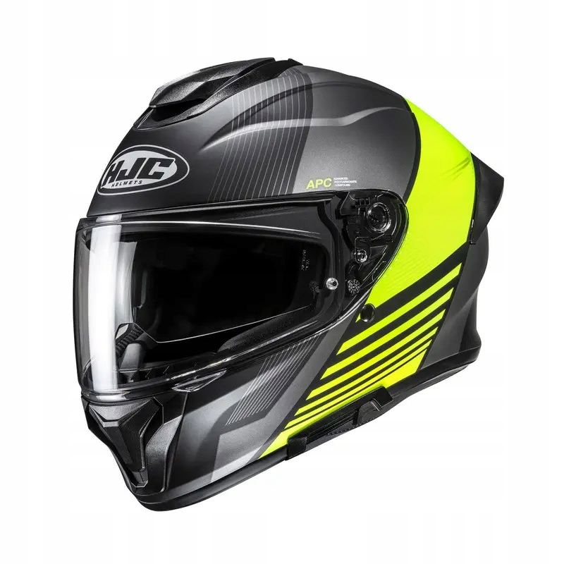 Motocyklová prilba Hjc C71 Morix Black Yellow S