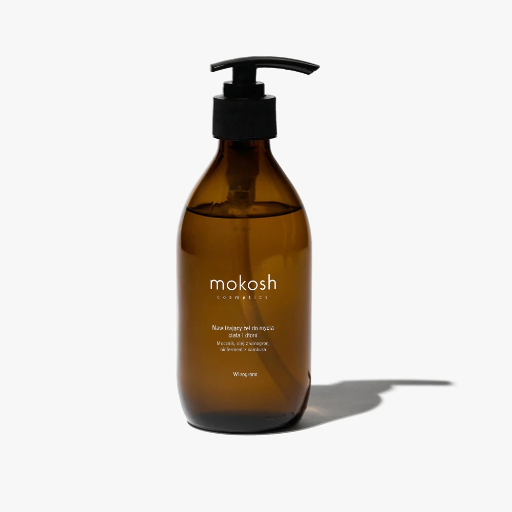 Mokosh Hydratační gel na mytí těla a rukou Hroznové Víno 300 ml