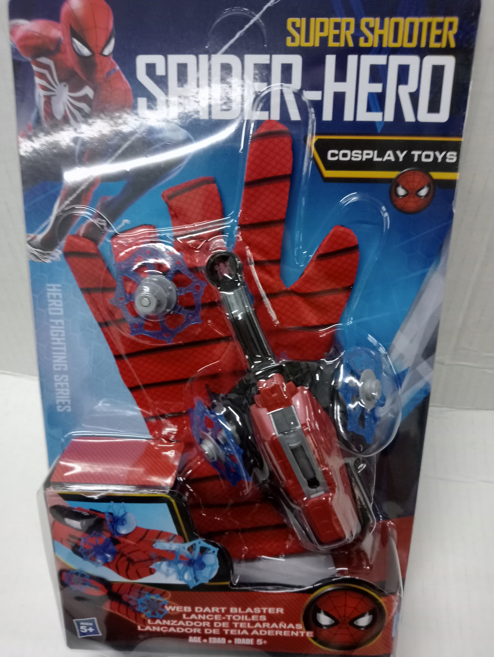 Rękawica Spider-Hero z wyrzutnią /YK5991-6C
