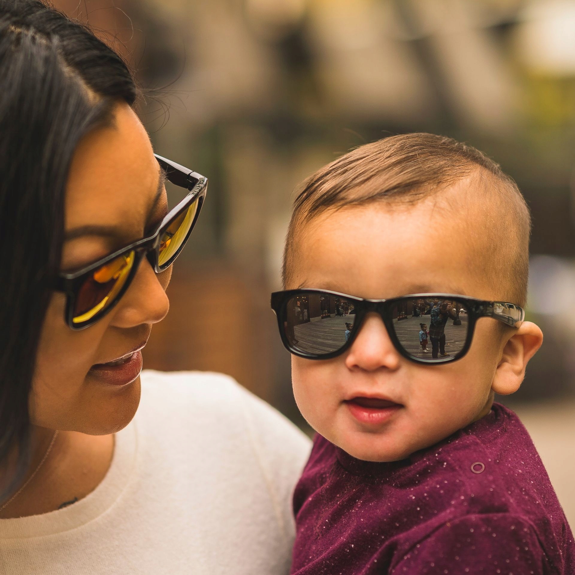 Okulary Przeciwsłoneczne Dziecięce Real Shades Surf Black Gloss 0-2 lata Kolor czarny