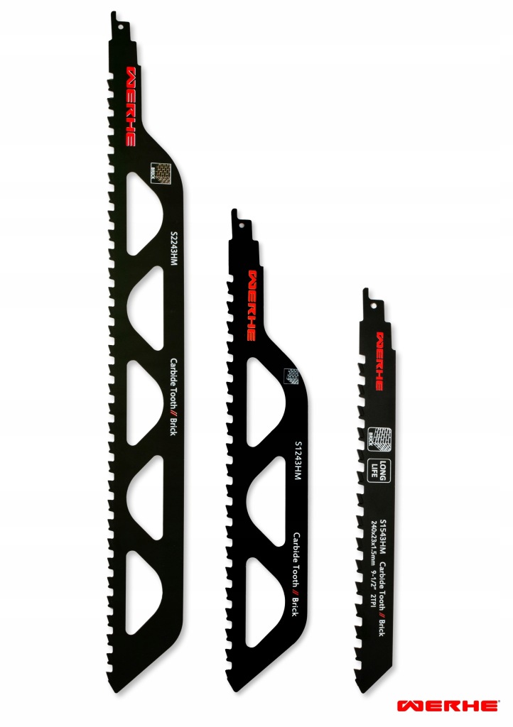 Pilový List pro šavlovitou pilu 455/305/240 mm Werhe (3 ks)