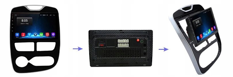 Radio Android 12 RENAULT CLIO 4 GPS WiFi PL 4/64Gb Pilot w zestawie nie