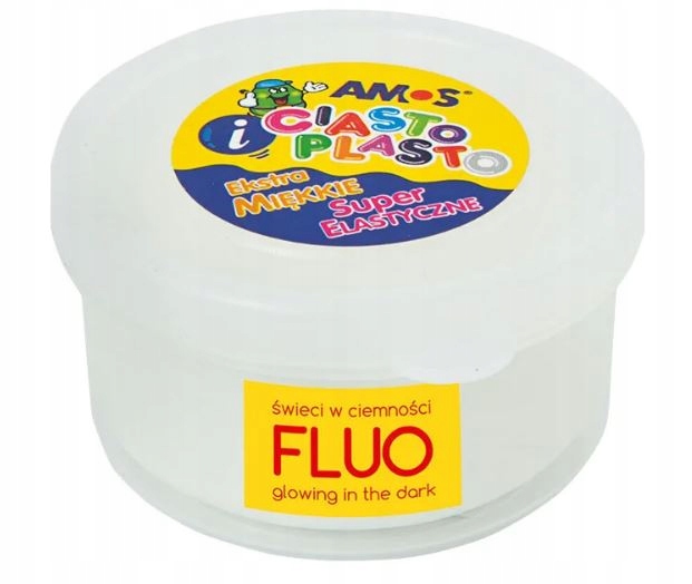 

CiastoPlasto Amos 30 gram kolor biały fluo
