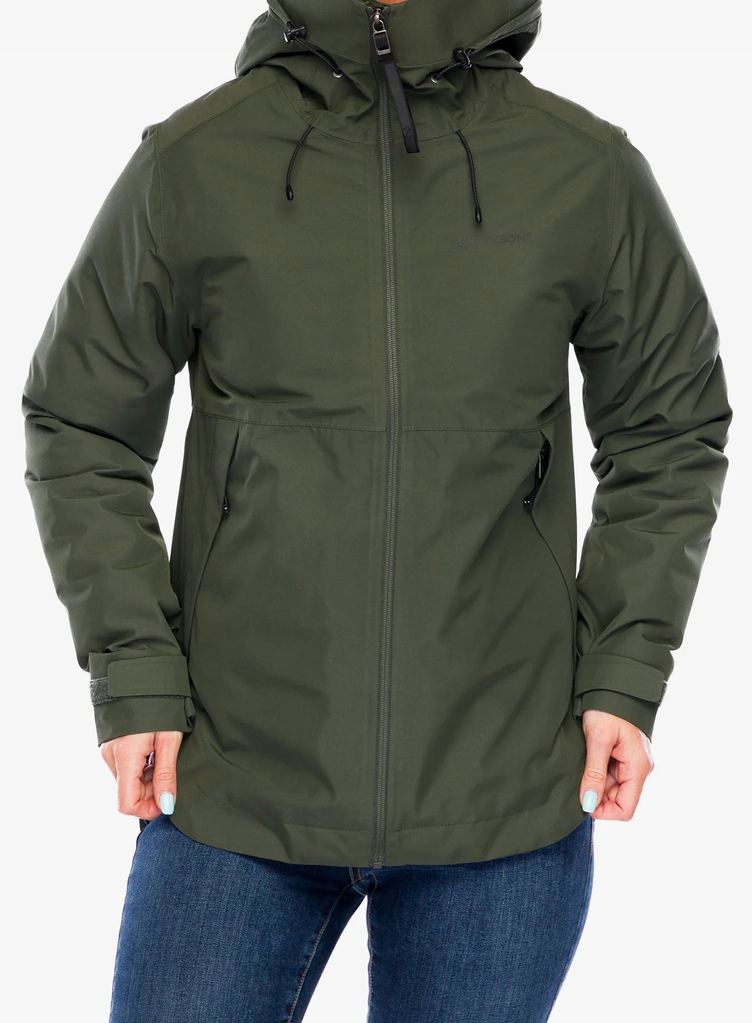 Dámská zateplená bunda Didriksons Jennie Jacket 2 deep green 40 (L)