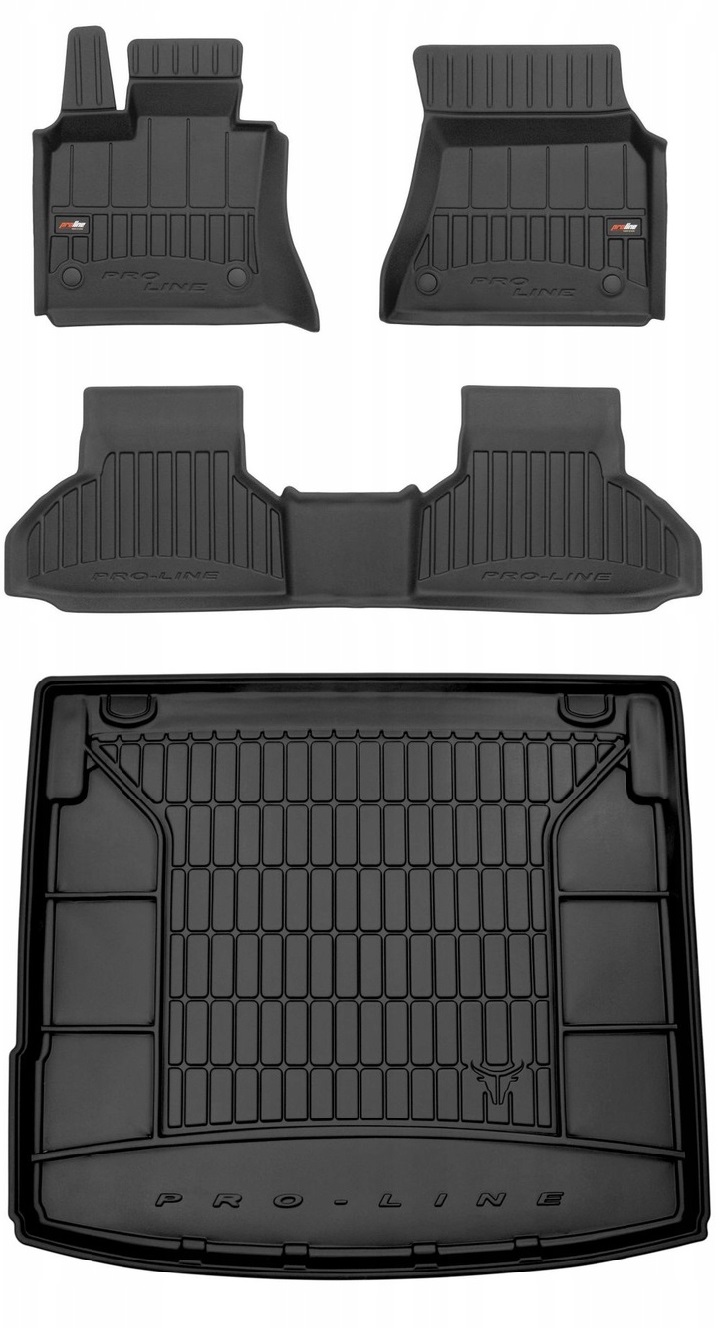 Set 3D Koberce a rohož do kufru Bmw X6 F16 2014-2019