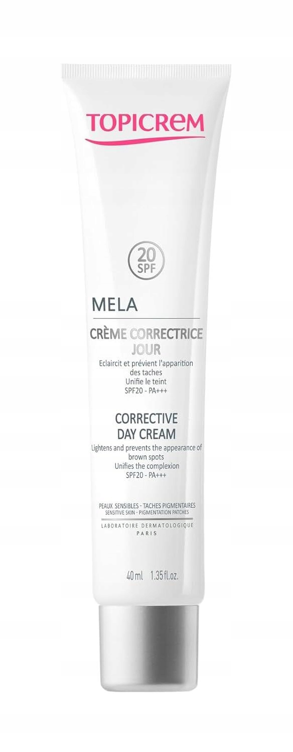 Topicrem Korekční Denní Krém Spf 20 Mela (korekční Denní Krém) 40 ML