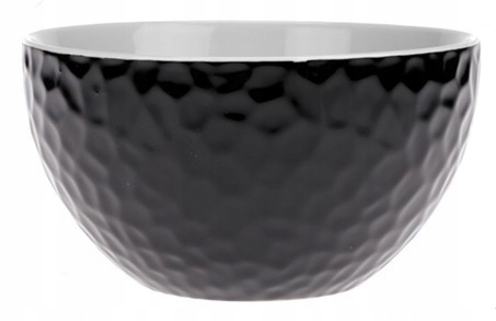 

Miska Porcelana Santorini New Bone 450ml Czarna