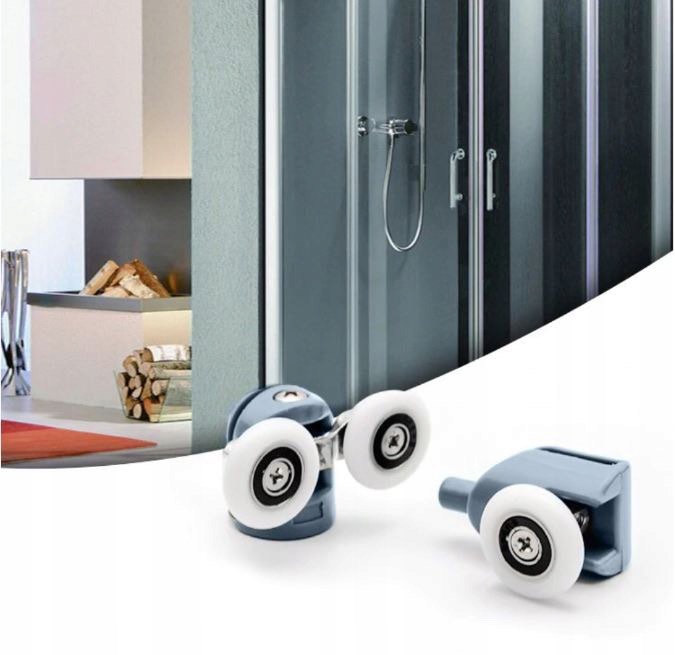 SYSTEM KABINOWY PRYSZNICOWY KÓŁKA ZESTAW 8SZT ROLEK Liczba sztuk 8 szt.