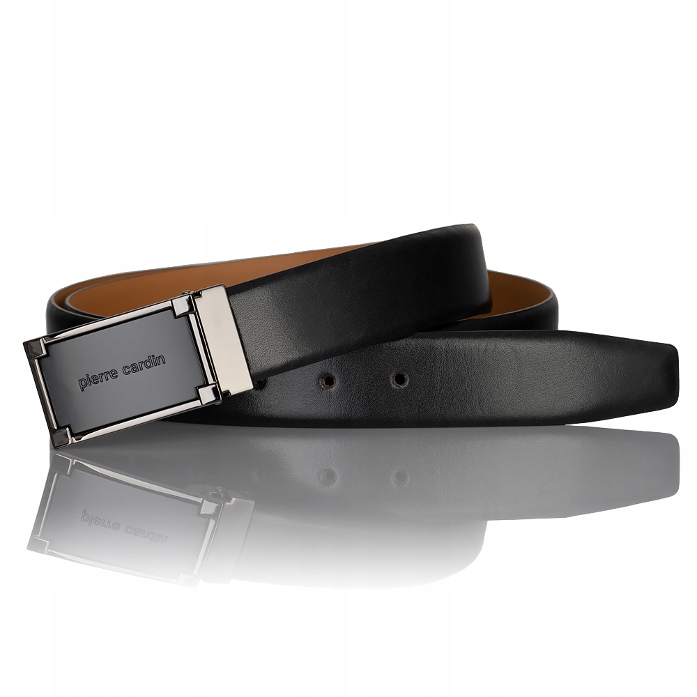 Pasek Męski Skórzany Do Spodni Pierre Cardin Galanteria 105 cm