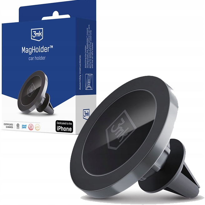 

Uchwyt samochodowy do telefonu kratka, MagSafe 3mk