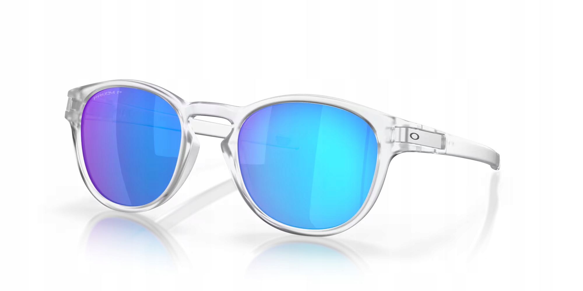 Brýle Oakley Latch Matte Clear, Prizm Sapphire Polarized