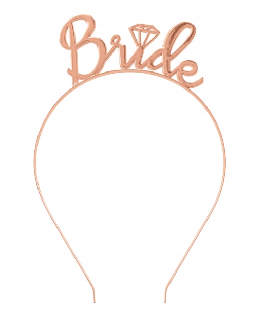

Opaska Bride rose gold Wieczór Panieński