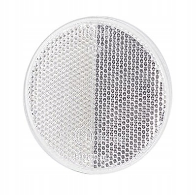 Odblask biały śruba biały m5 Przyczepka okrągły