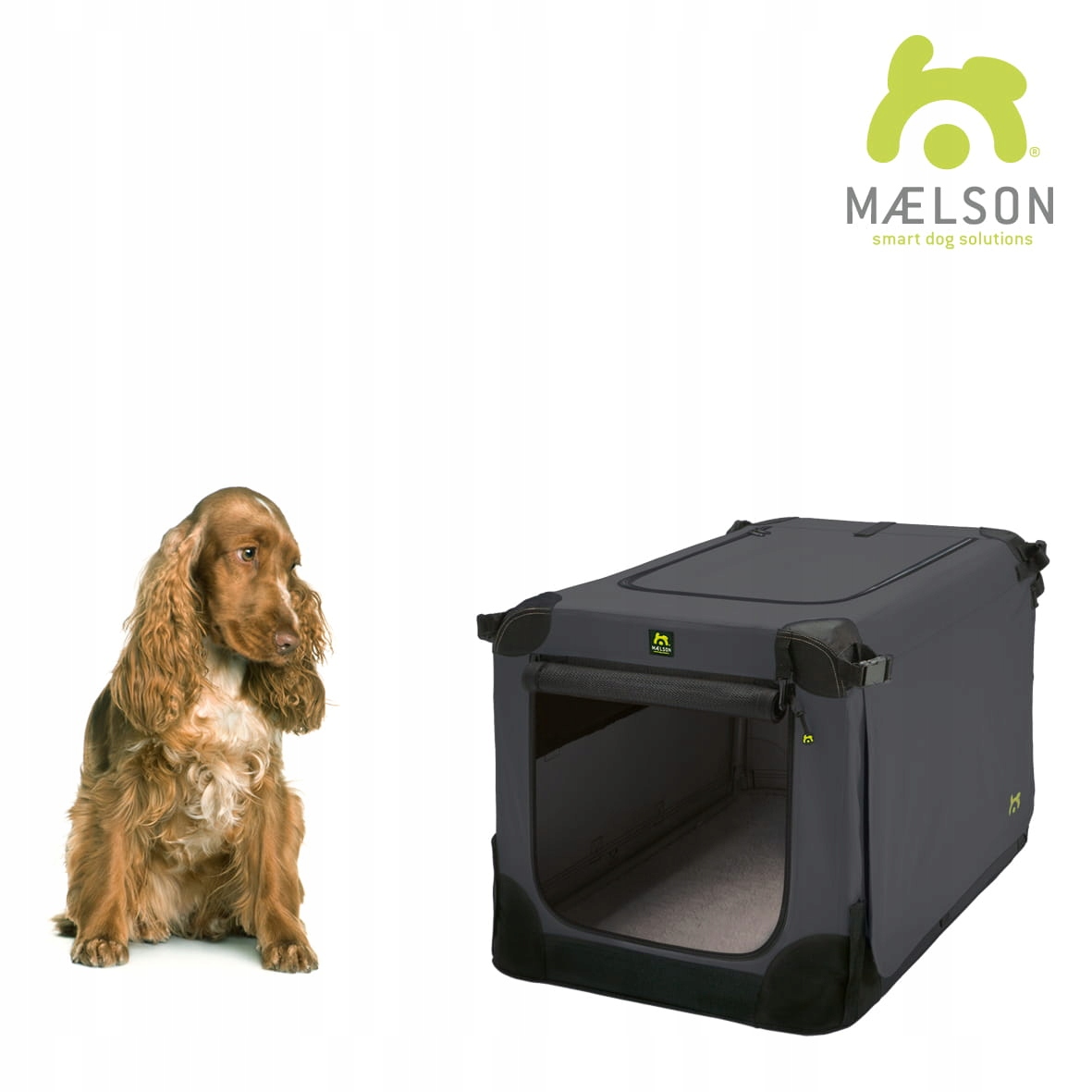 Levně Látková klec Soft Kennel SK72 (72x51x51 cm) antracit – značky Maelson
