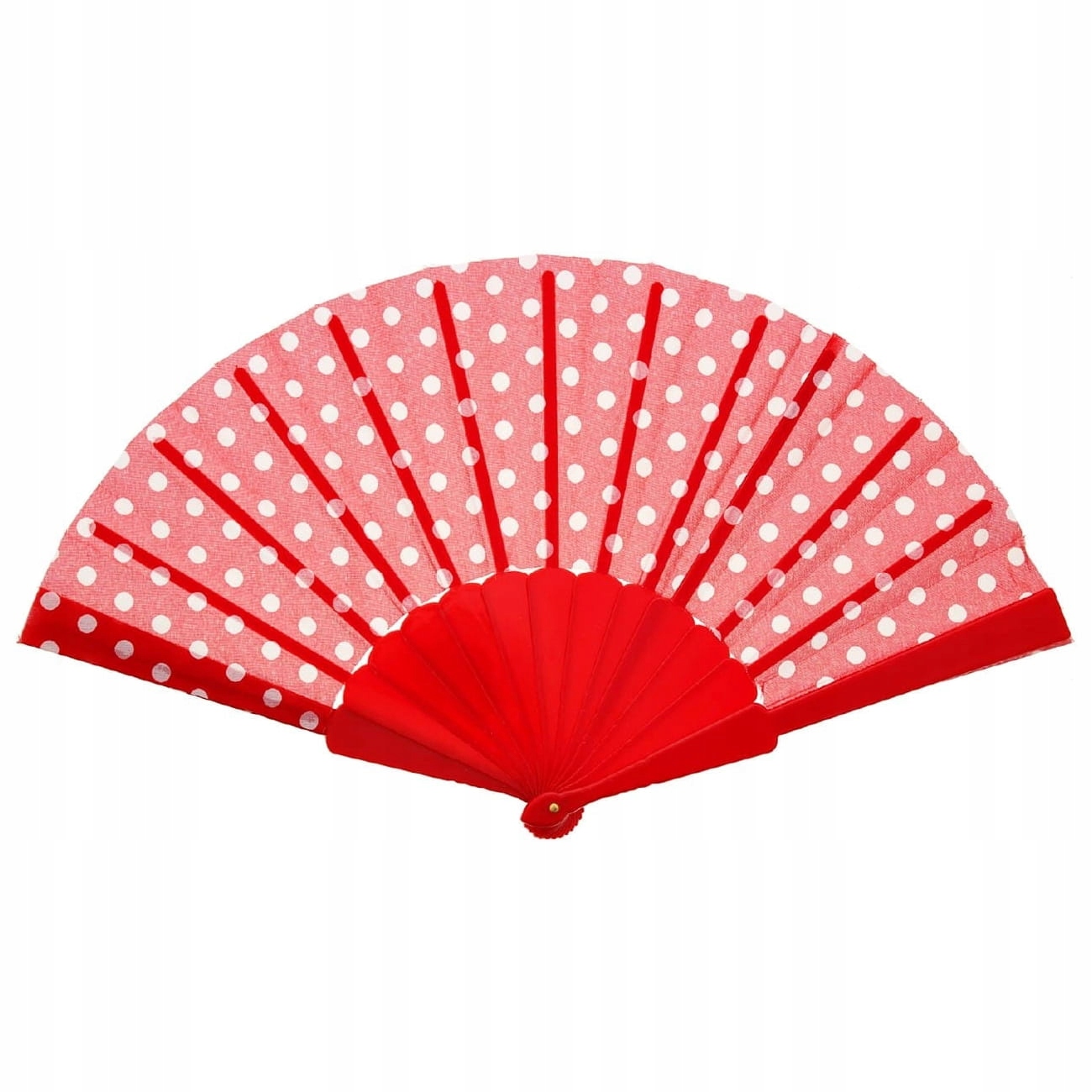 

Wachlarz hiszpański 23 cm Elegancki czerwony