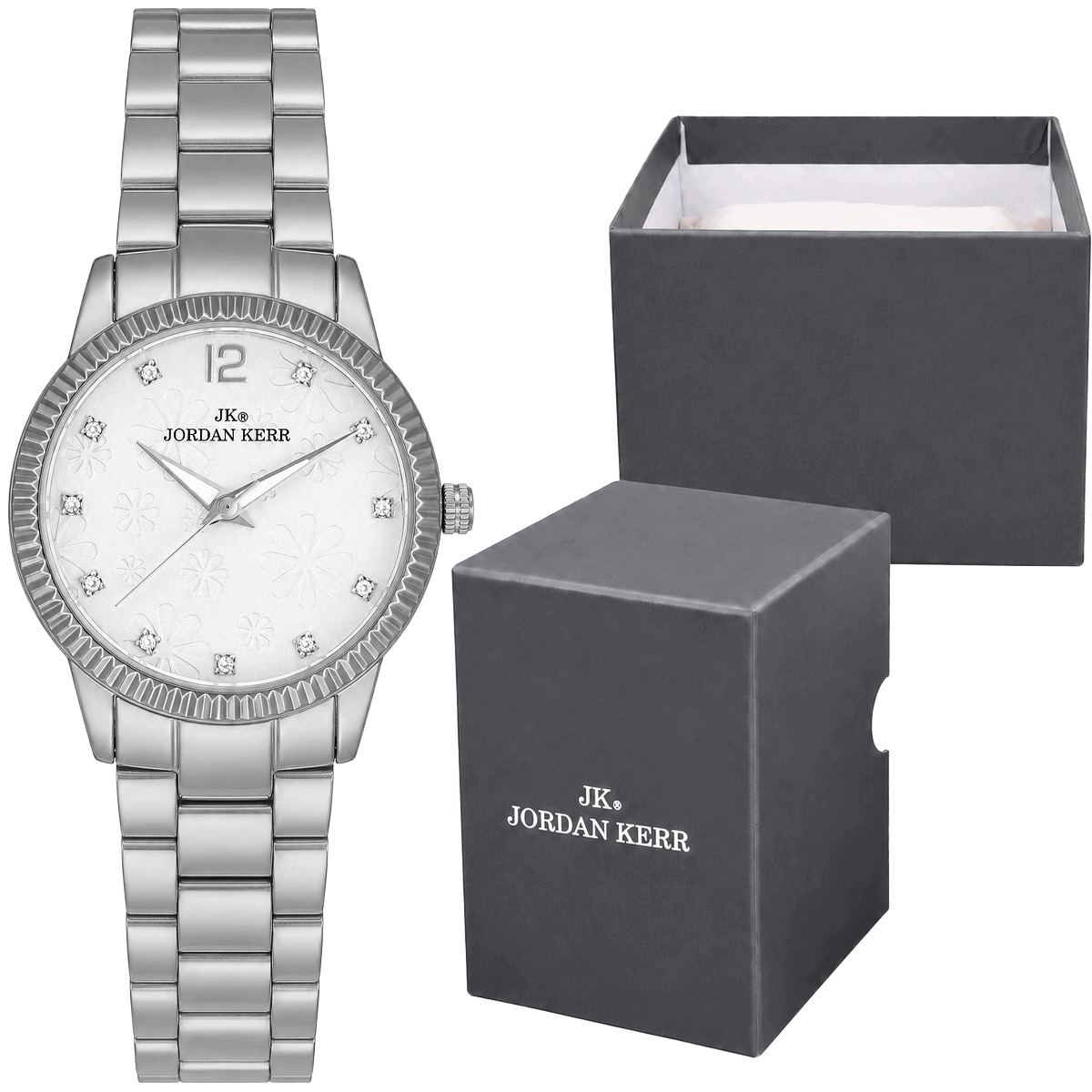 Elegantní dámské hodinky Jordan Kerr M5003 stříbrné