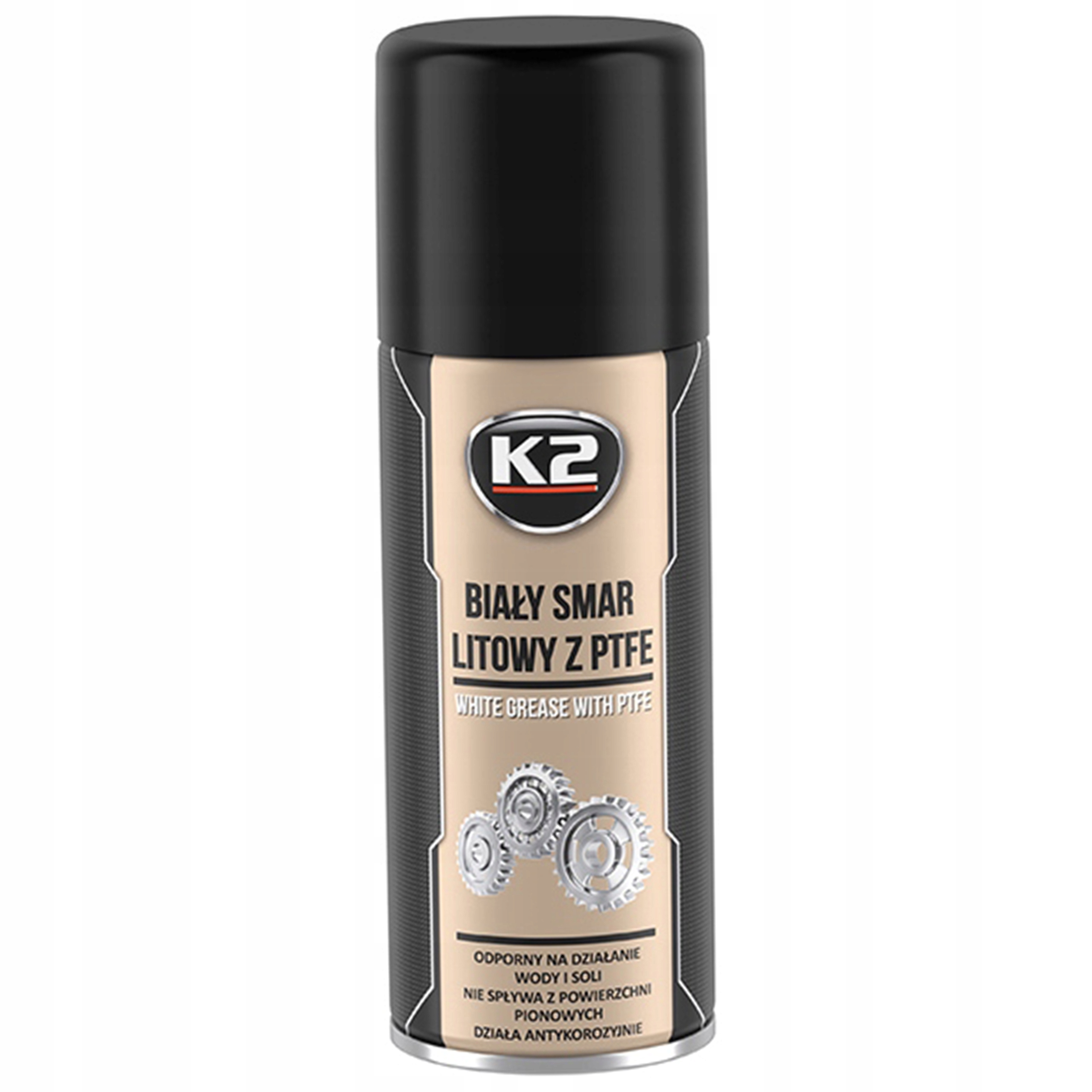 K2 Biały Smar Litowy Z Ptfe Spray 400ml