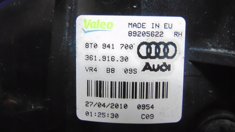 fog light right front AUDI A5 8T 07-16R