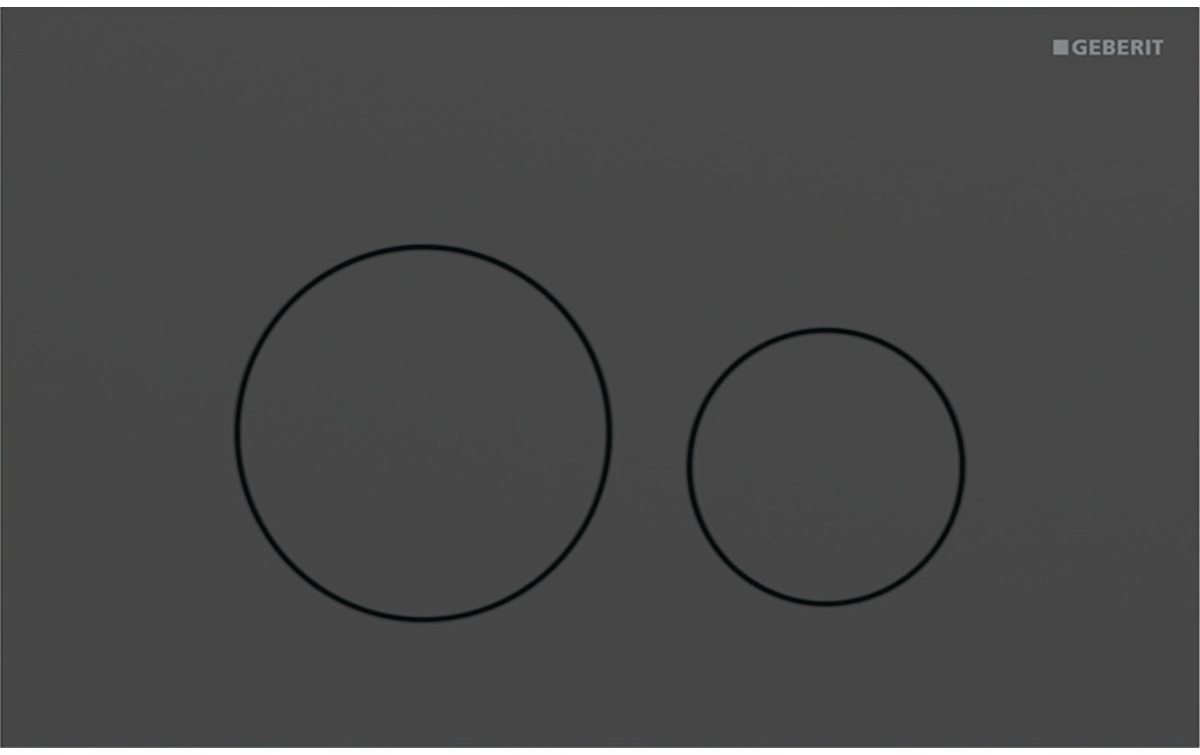 Geberit Splachovacie Tlačidlo SIGMA40, Čierne Matné