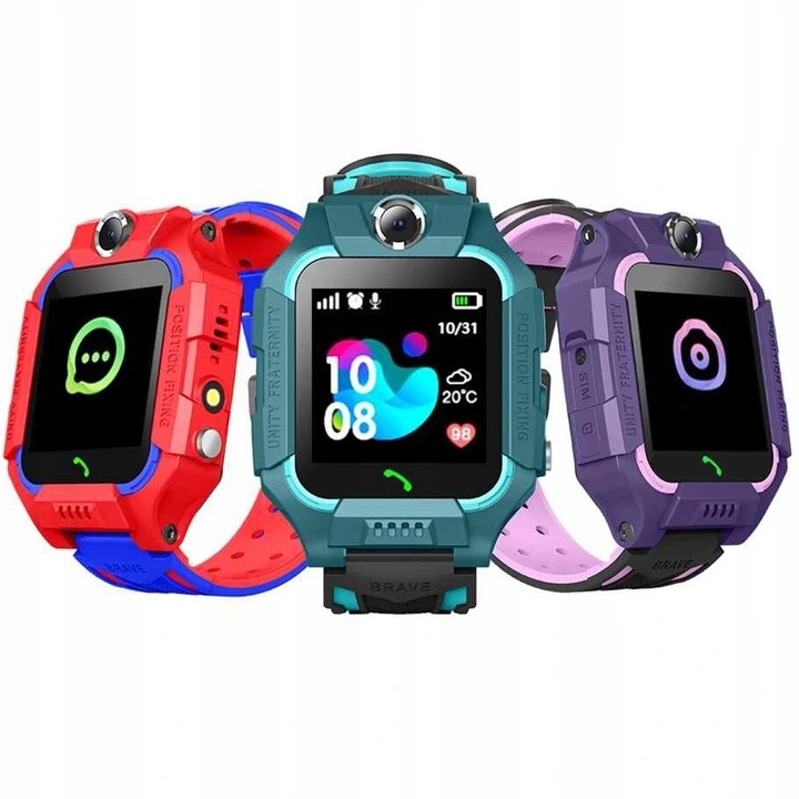 SMARTWATCH DLA DZIECI ZEGAREK DZIECIĘCY LOKALIZATOR LBS + KARTA SIM GRATIS Cechy dodatkowe budzik przycisk SOS wbudowana kamera wbudowany mikrofon
