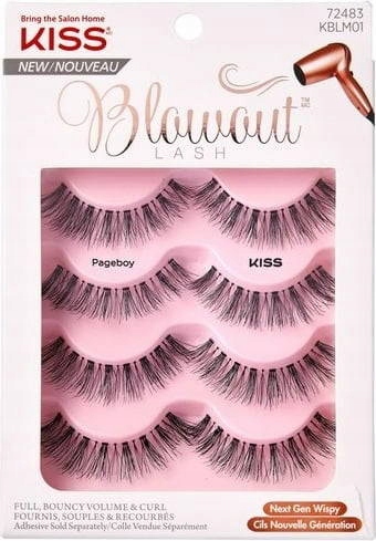 

Kiss rzęsy Blowuot Lash Pageboy Multipack x4